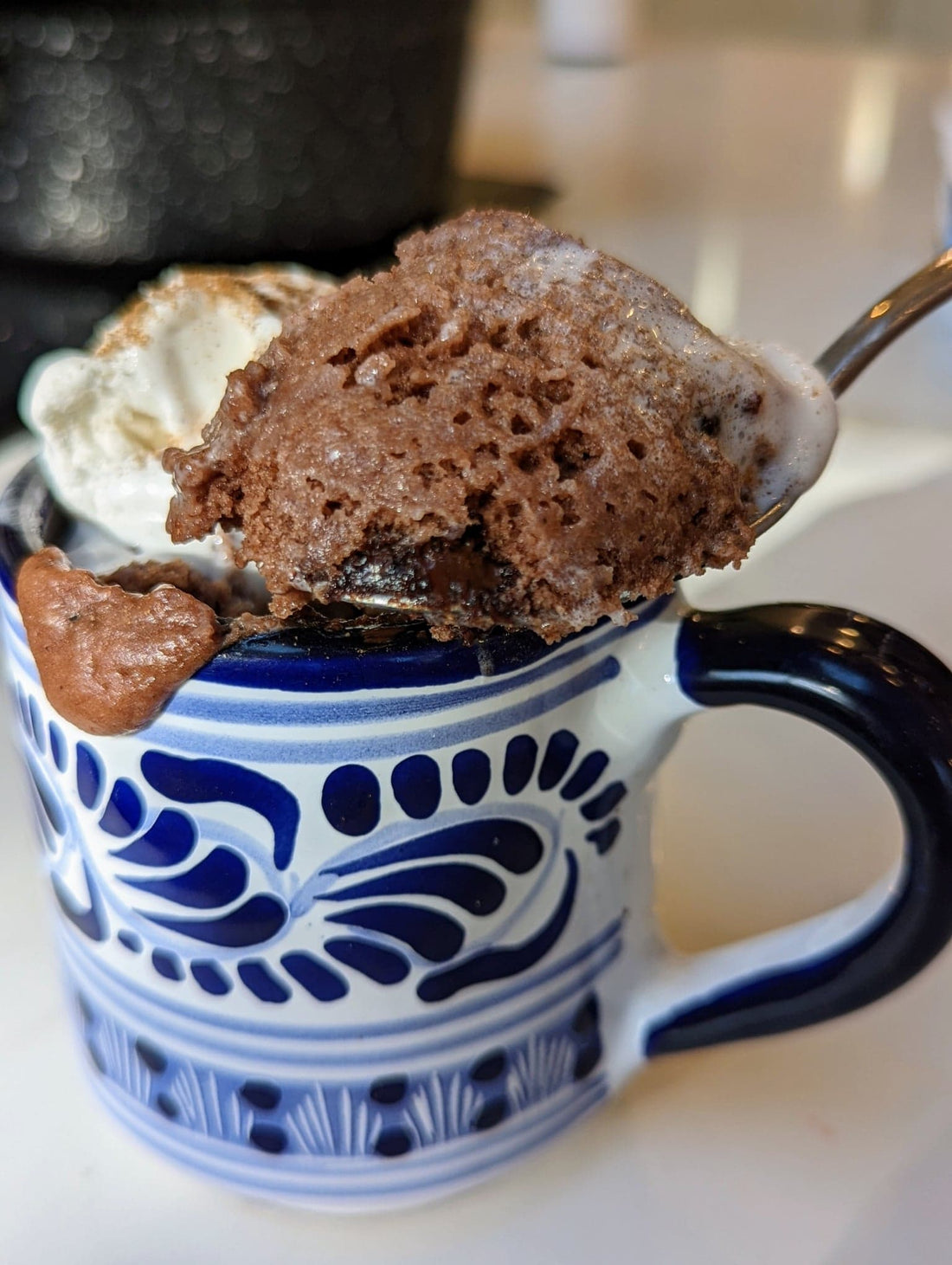 ☕️ Mocha Protein Mug Cake (For the Days Coffee Isn’t Enough)