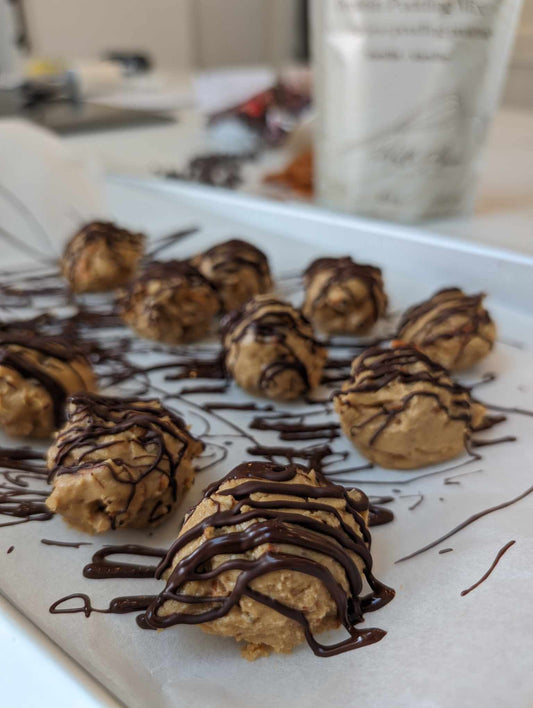 Protein Peanut Butter Pretzel Bites