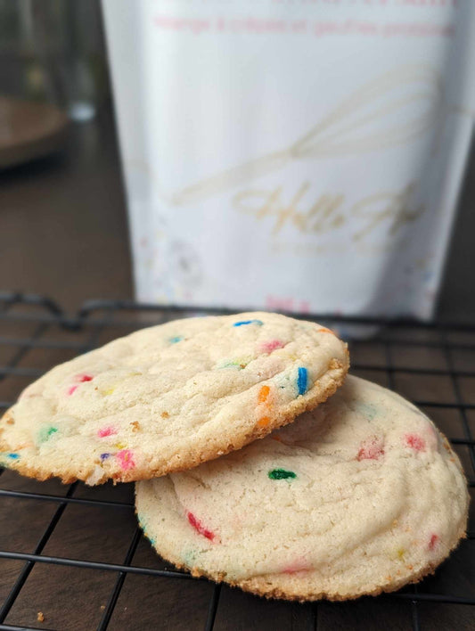 Confetti Protein Cookies