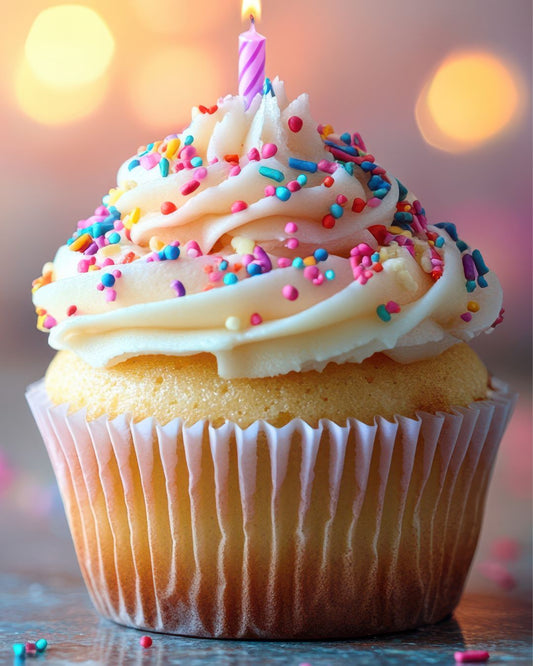 Birthday Cake Muffins That Hit Your Protein Goals (Two Ways)