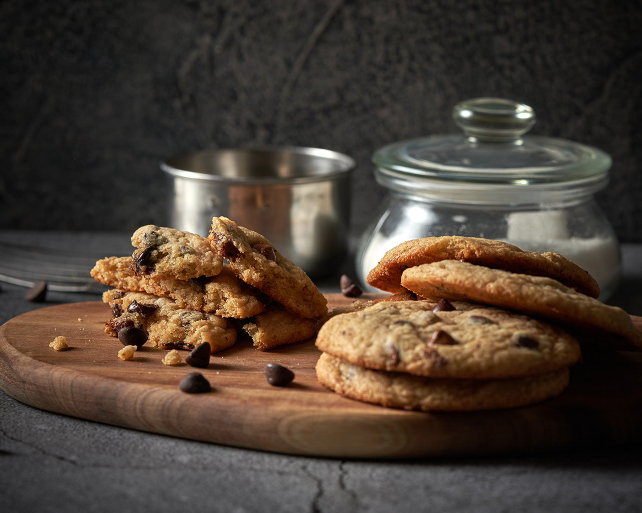 Gluten free protein chocolate chip cookies