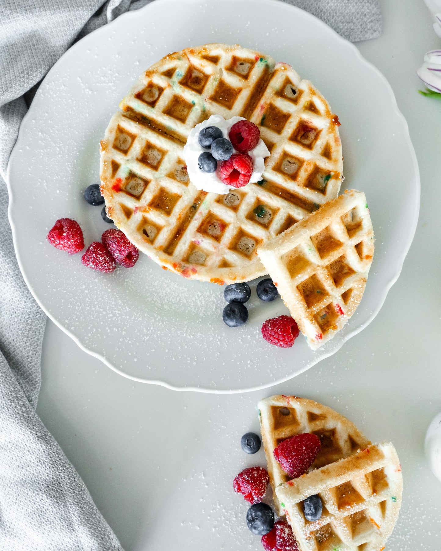 Birthday cake pancake