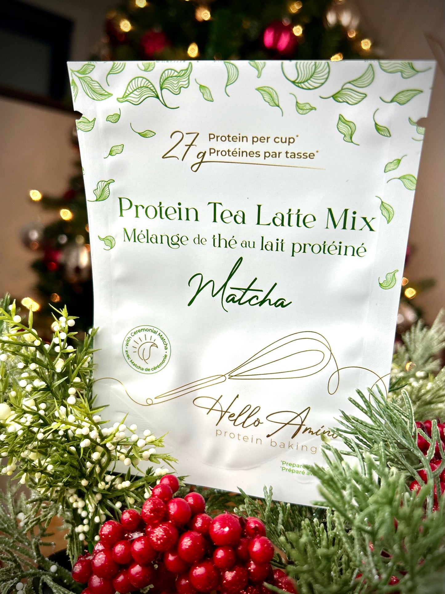 Single Serving Matcha Protein Latte