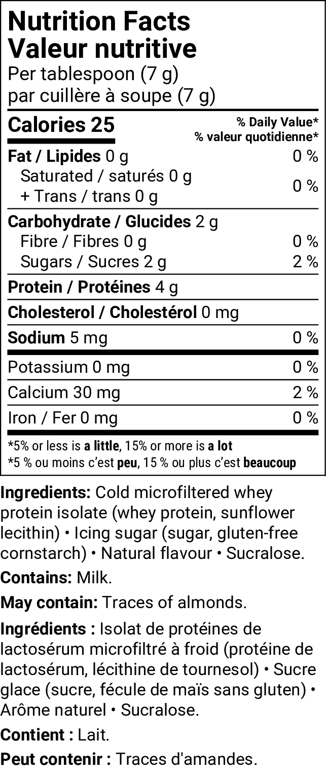 Protein Icing Mix