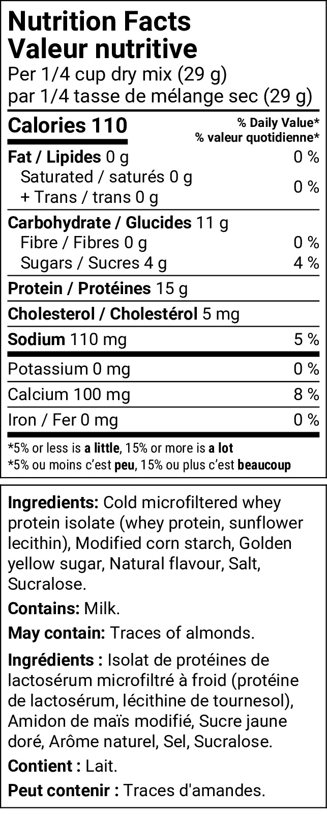 Vanilla Protein Pudding Mix