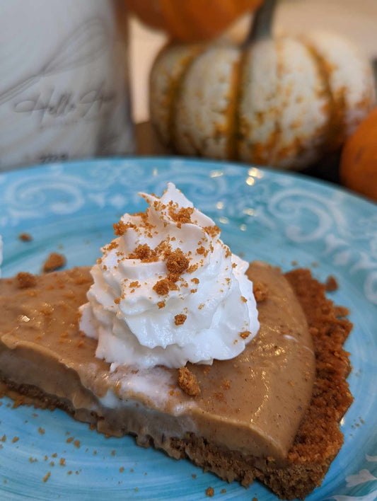 Biscoff Protein Pumpkin Pie for One