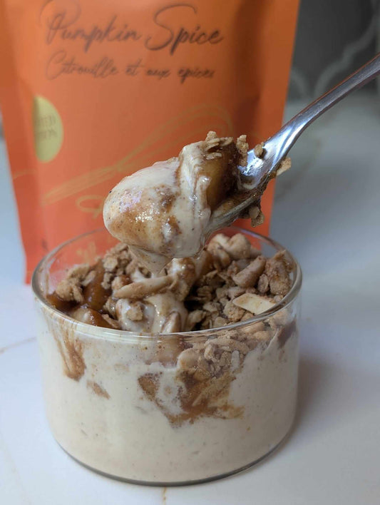 Protein Apple Crisp - No Bake!