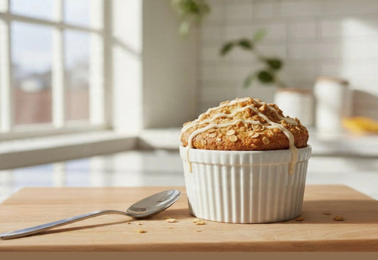 🥭 Single-Serve Mango Protein Crumble Muffin