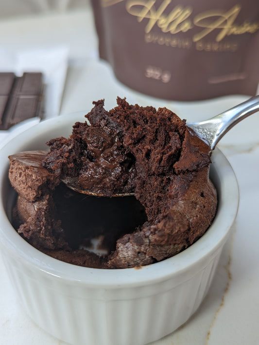 Chocolate Espresso Protein Cake