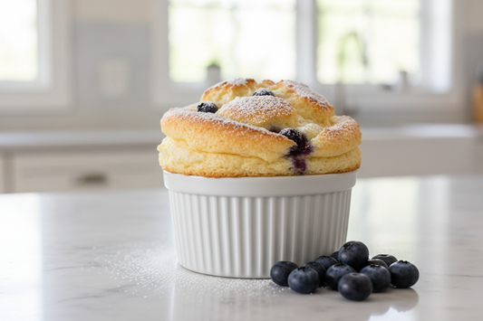 Protein Blueberry Souffle