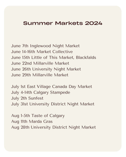 Where to find us this Summer!