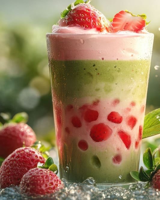 Strawberry Iced Matcha (That Beats Starbucks in Every Way)
