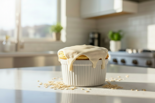 🥞✨ High-Protein Maple Pancake Bowl (Air Fryer, Single-Serve)
