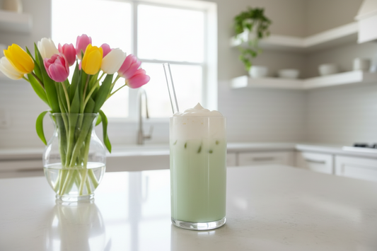 🍵✨ High Protein Iced Matcha (43g Protein + A Cold Foam You Didn’t Expect)