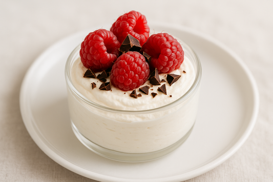 🍰 No-Bake Single Serve Cheesecake: 3 Ingredients 24g Protein 🍓