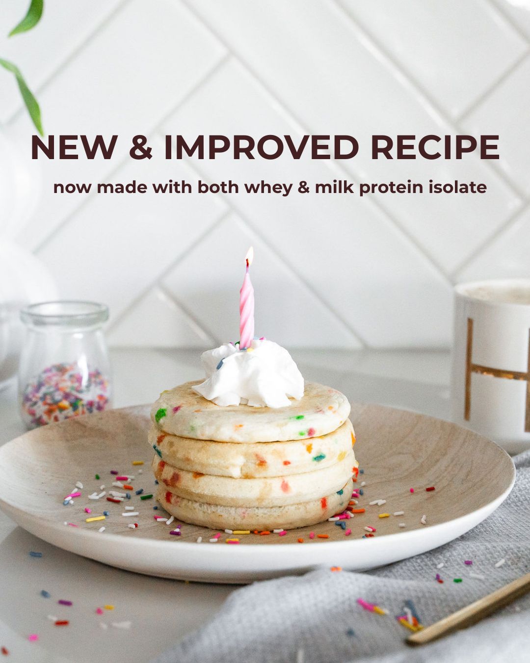 Birthday Cake Protein Pancake/Waffle Mix