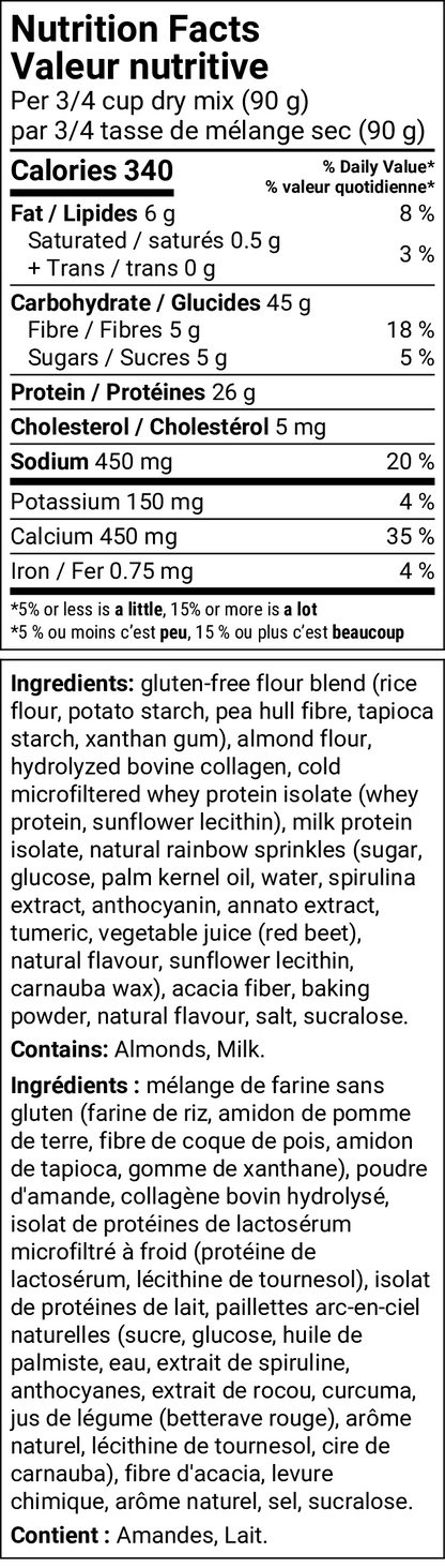 Birthday Cake Protein Pancake/Waffle Mix