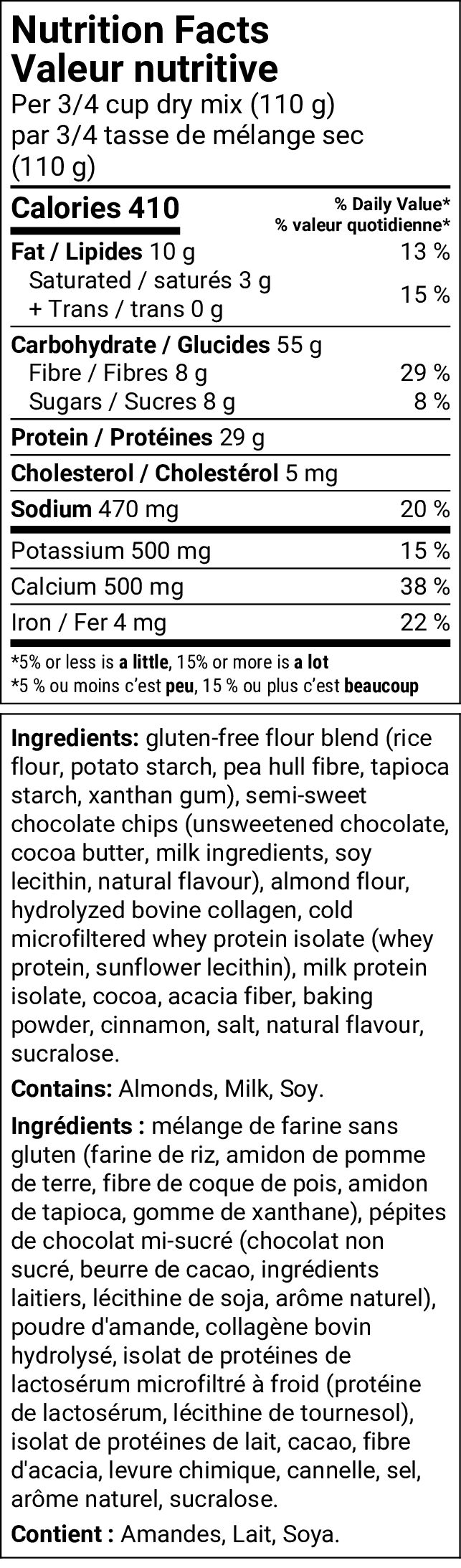 Double Chocolate Protein Pancake/Waffle Mix