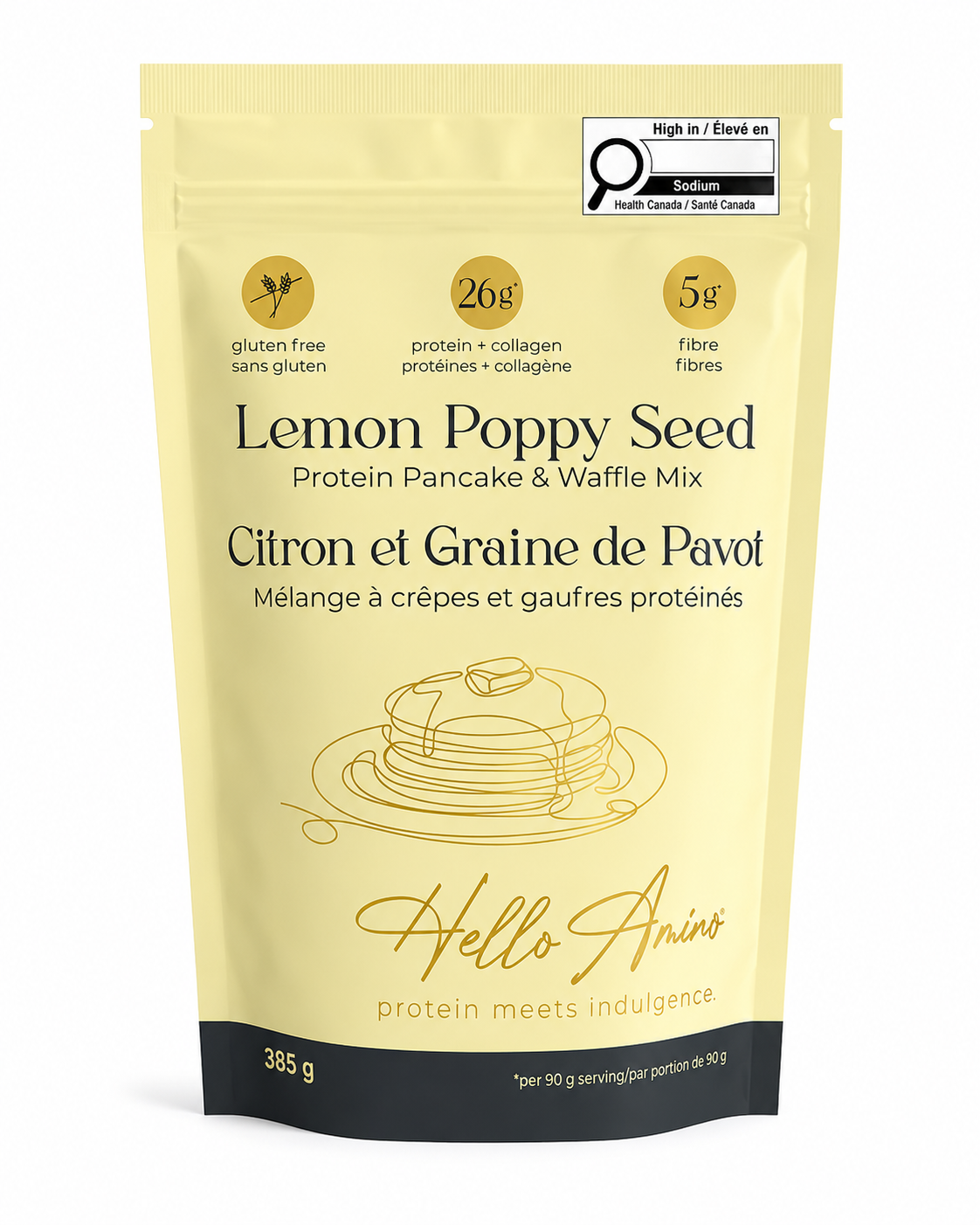 Lemon Poppy Seed Protein Pancake/Waffle Mix