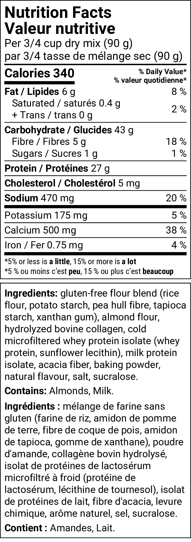 Maple Protein Pancake/Waffle Mix