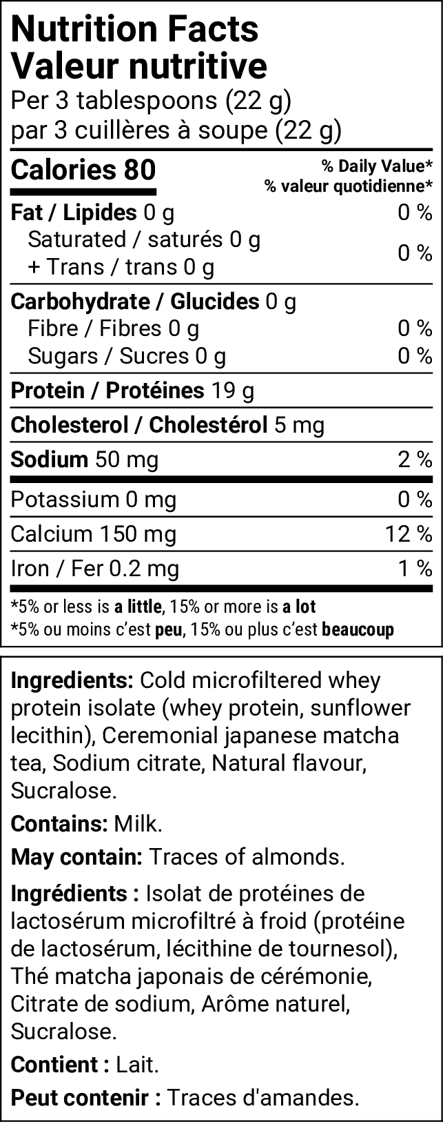 Matcha Protein Latte Mix