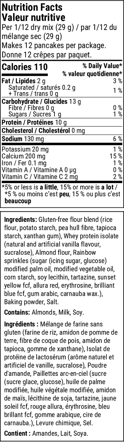 Birthday Cake Protein Pancake/Waffle Mix