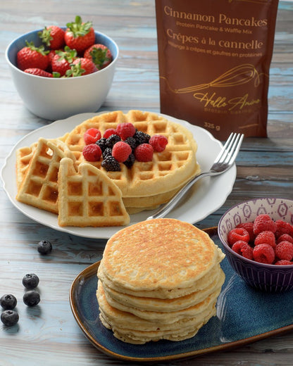 CINNAMON PROTEIN PANCAKE / WAFFLE MIX - HelloAmino