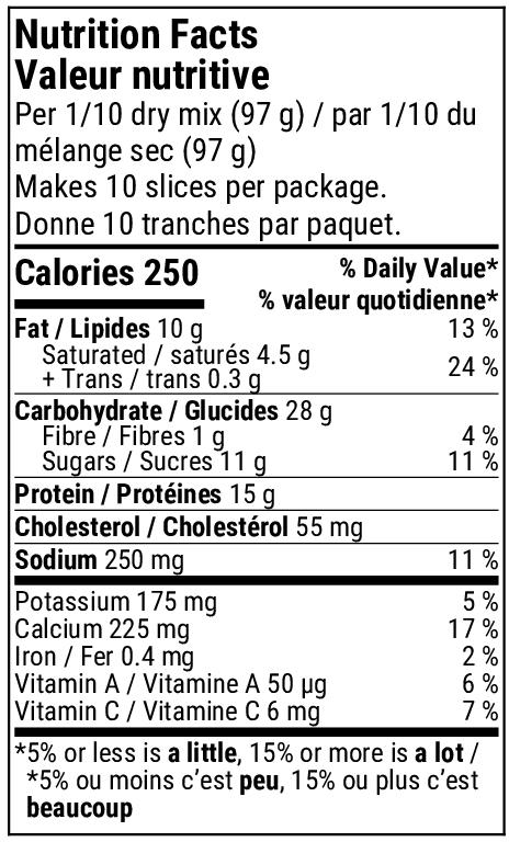 Protein Banana Bread Mix