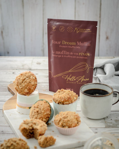 YOUR DREAM PROTEIN MUFFIN BAKING MIX - HelloAmino